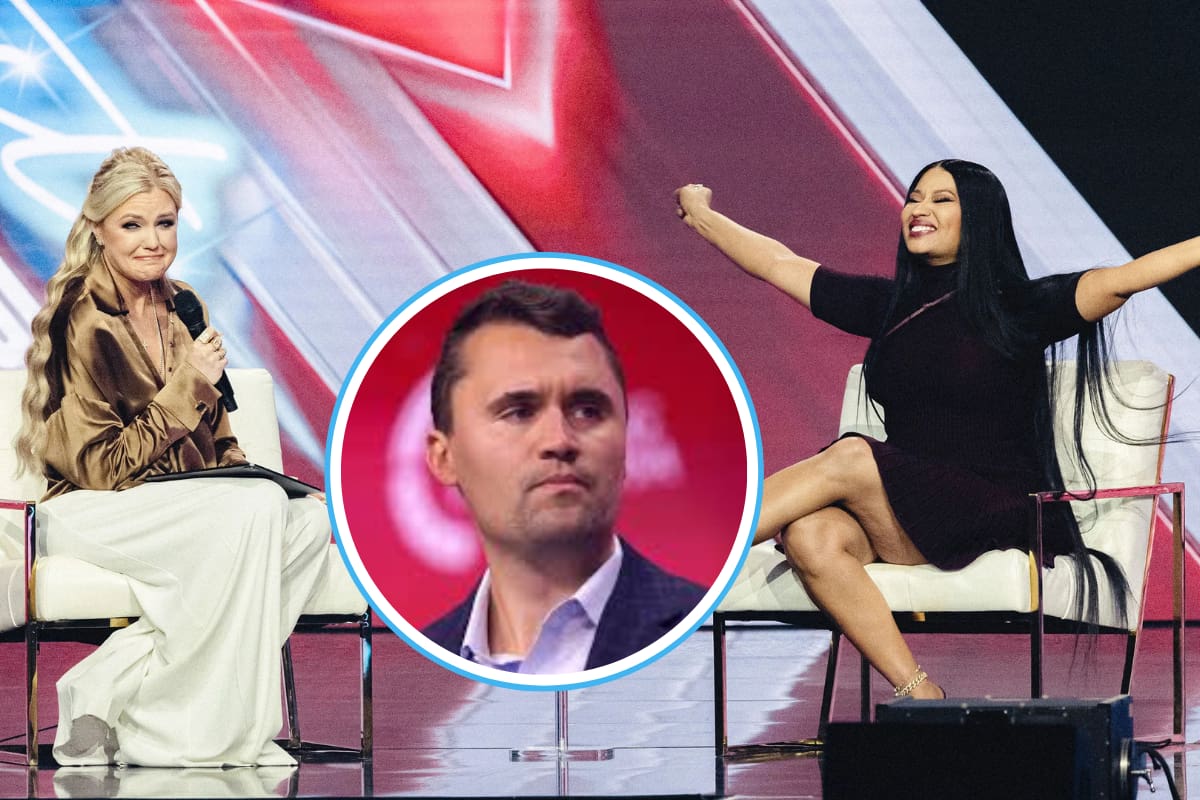 Resurgen comentarios de Charlie Kirk llamando a Nicki Minaj “un mal ejemplo” luego de que la cantante apareciera en evento conservador junto a su viuda