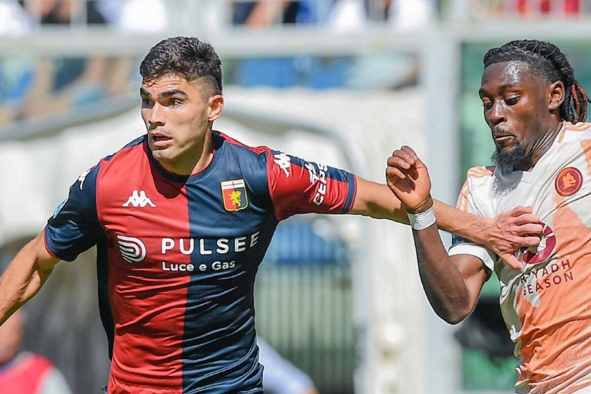 El Genoa de Johan Vásquez le empata a la Roma en el último minuto