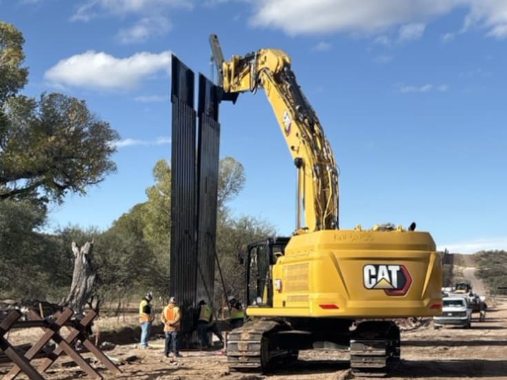 Gobierno de Trump reactiva la construcción del muro en Nogales, Arizona