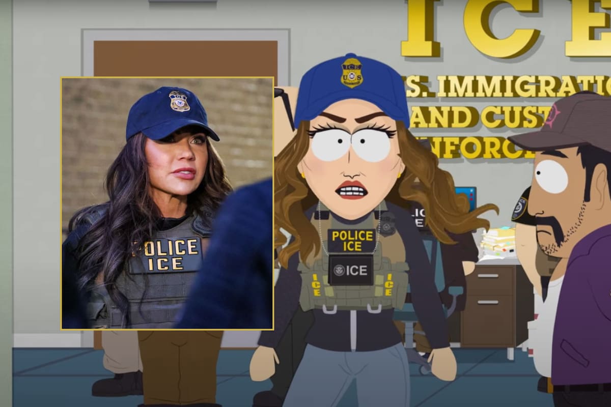 Nuevo episodio de South Park se burla de ICE y la secretaria de Seguridad Nacional de EU