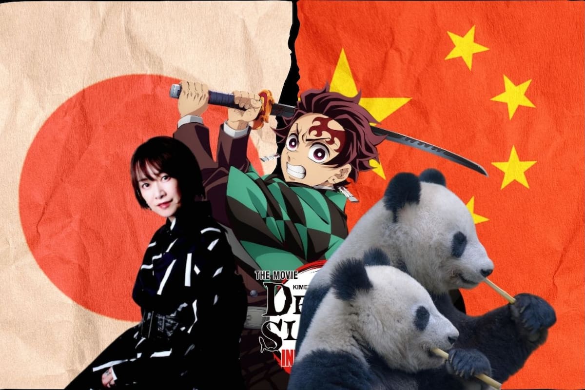 Cómo el enfriamiento en las relaciones diplomáticas entre Japón y China impacta a los pandas, el cine y la música