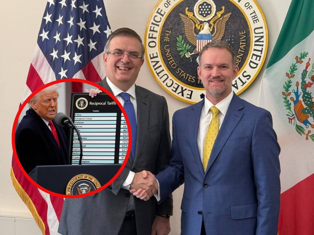 Marcelo Ebrard negocia con Estados Unidos para eliminar arancel de 50% al acero. | Crédito: EFE/X @m_ebrard