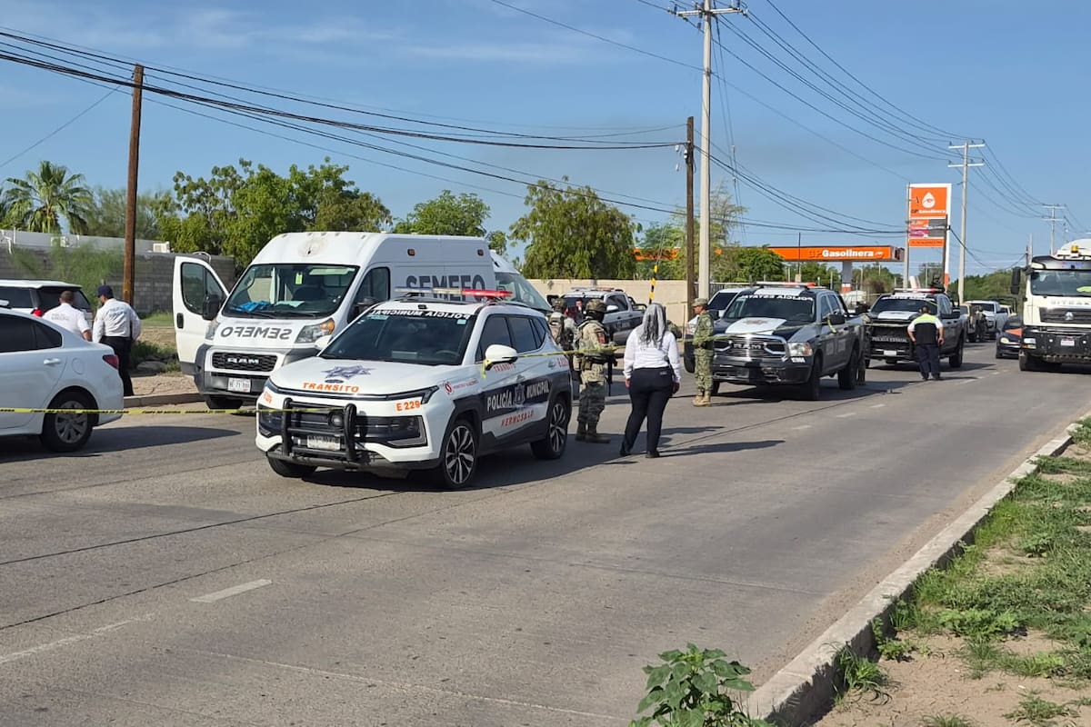 Investiga Fiscalía hechos donde murieron 3 personas al Sur de Hermosillo