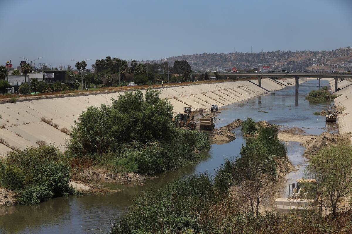 Invertirá Federación 143 MDD para sanear agua del canal en Tijuana