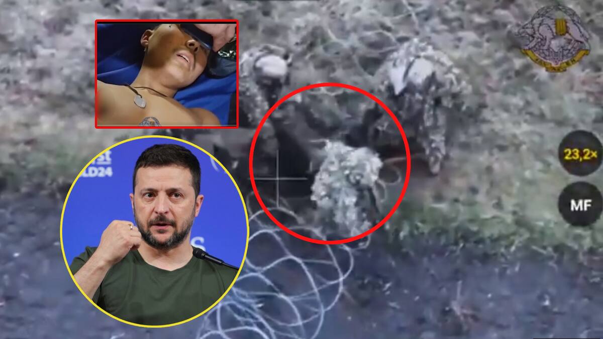 Vladímir Zelenski, presidente de Ucrania, exhibe a soldados norcoreanos capturados | Captura de video y AP