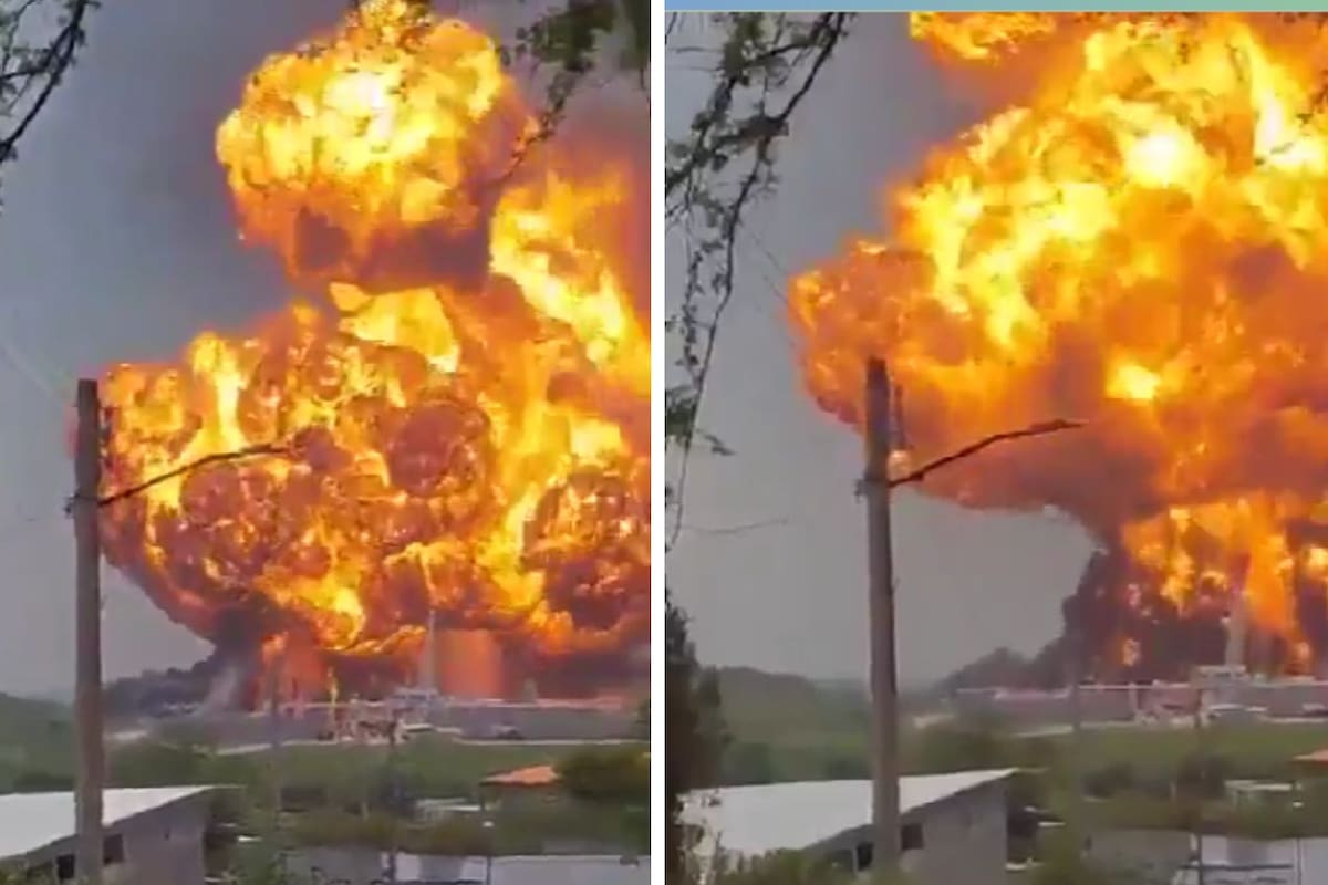 Reportan incendio tras explosión en fábrica de transporte de combustibles en Nuevo León; hay 1 persona lesionada y 11 evacuadas