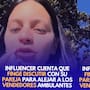 Esto es para ahuyentarlo: pareja revela la estrategia que usa cuando se les acerca un vendedor ambulante