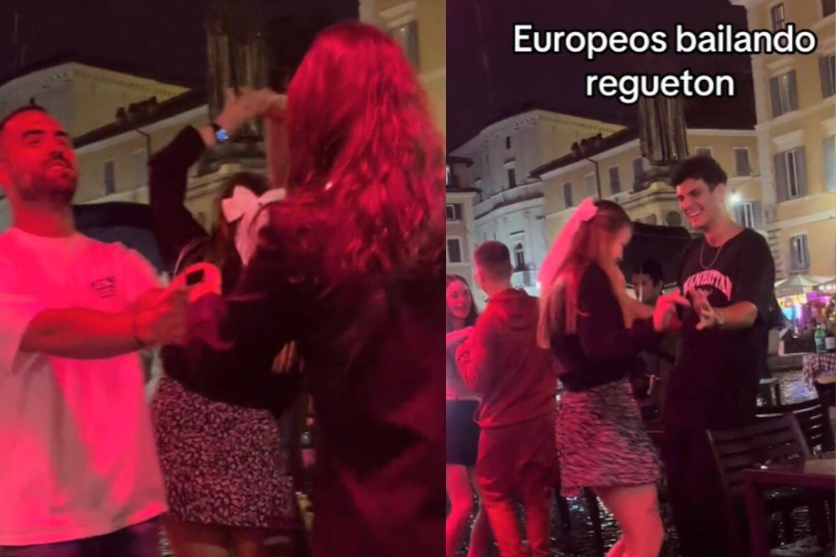 Europeos se viralizan por su forma de bailar reguéton
