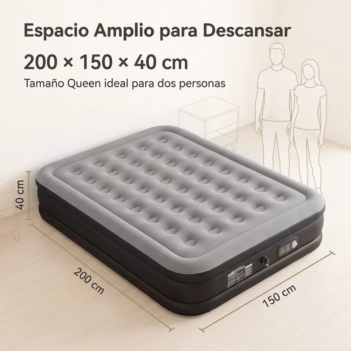 Colchón inflable de tamaño Queen Size | Mercado Libre