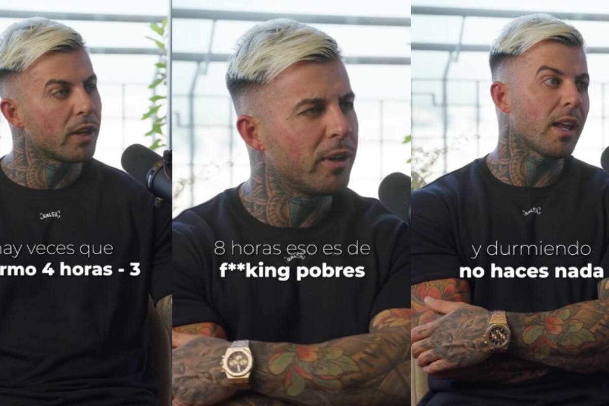 Fitness coach genera polémica en redes al asegurar que dormir 8 horas es para gente pobre