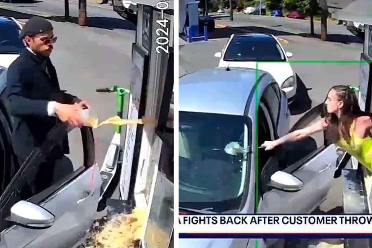 VIDEO: Barista lanza martillazo a cliente que la agredió por el precio del café