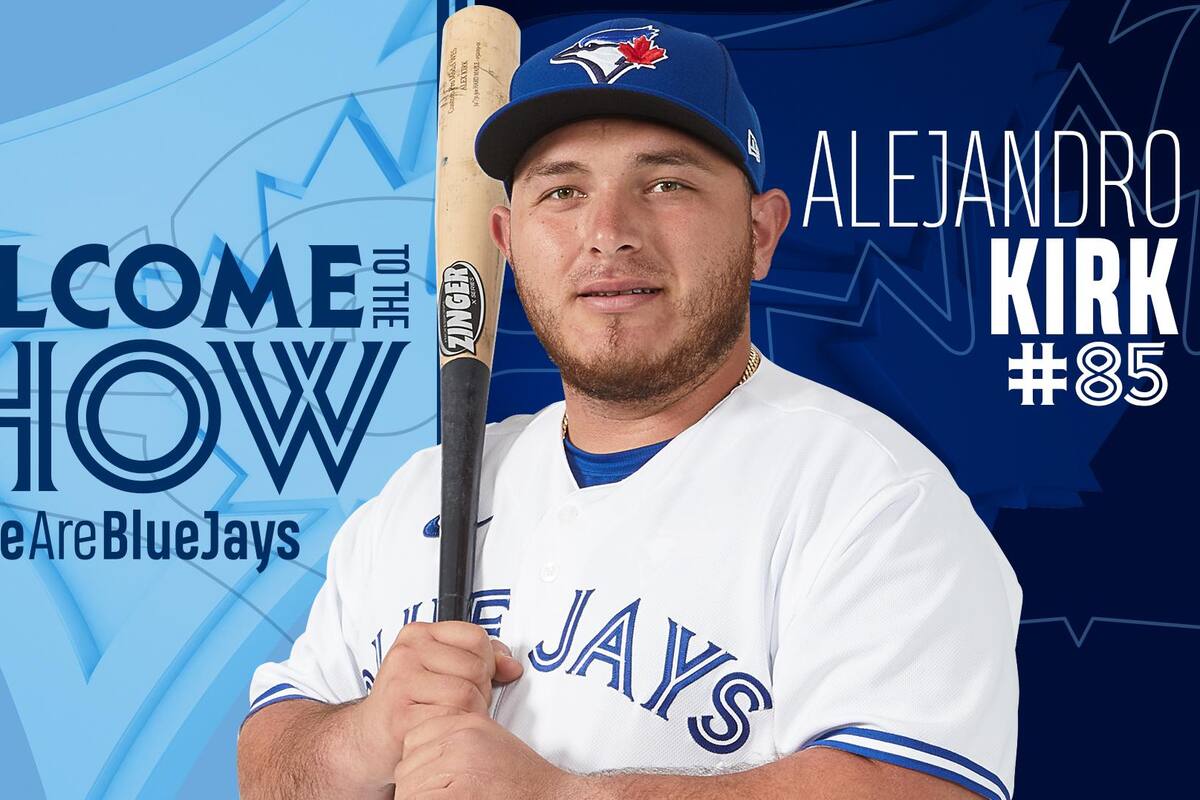 Primer hit de Alejandro Kirk en su debut en Grandes Ligas