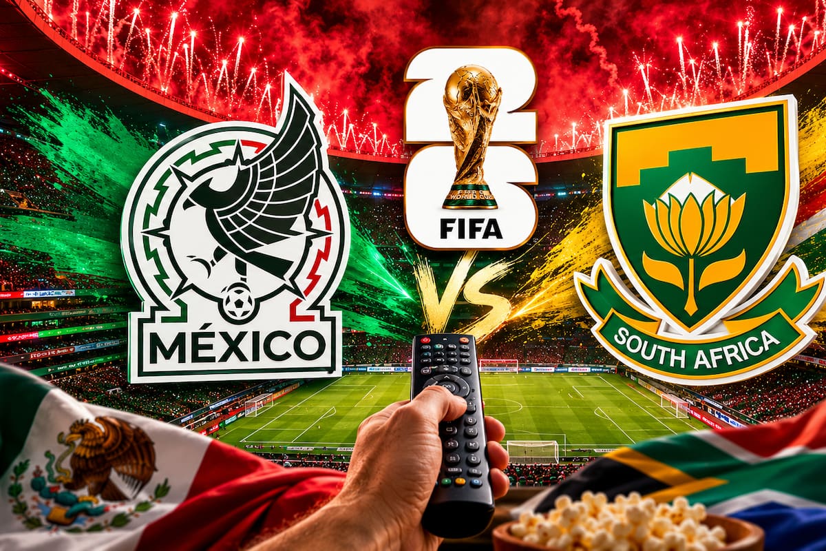 México vs Sudáfrica: ¿A qué hora y dónde ver EN VIVO y GRATIS la inauguración del Mundial 2026?