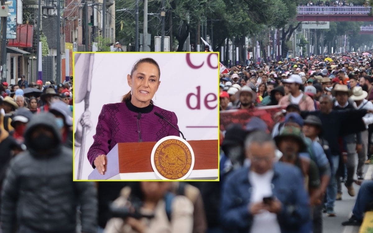 “Qué caso tiene que marchen hoy al estadio, ¿para qué?", cuestionó la presidenta Claudia Sheinbaum ante el anuncio de la CNTE a marchar hoy. | Crédito: Presidencia/Agencia Reforma (archivo)