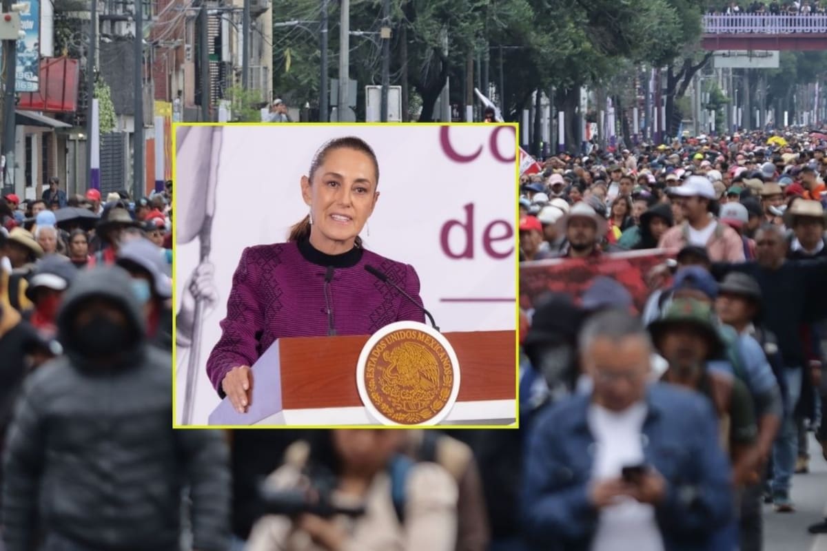 Sheinbaum cuestiona a la CNTE por su marcha al Estadio Azteca y también su representación: “Qué caso tiene que marchen hoy al estadio, ¿para qué?"