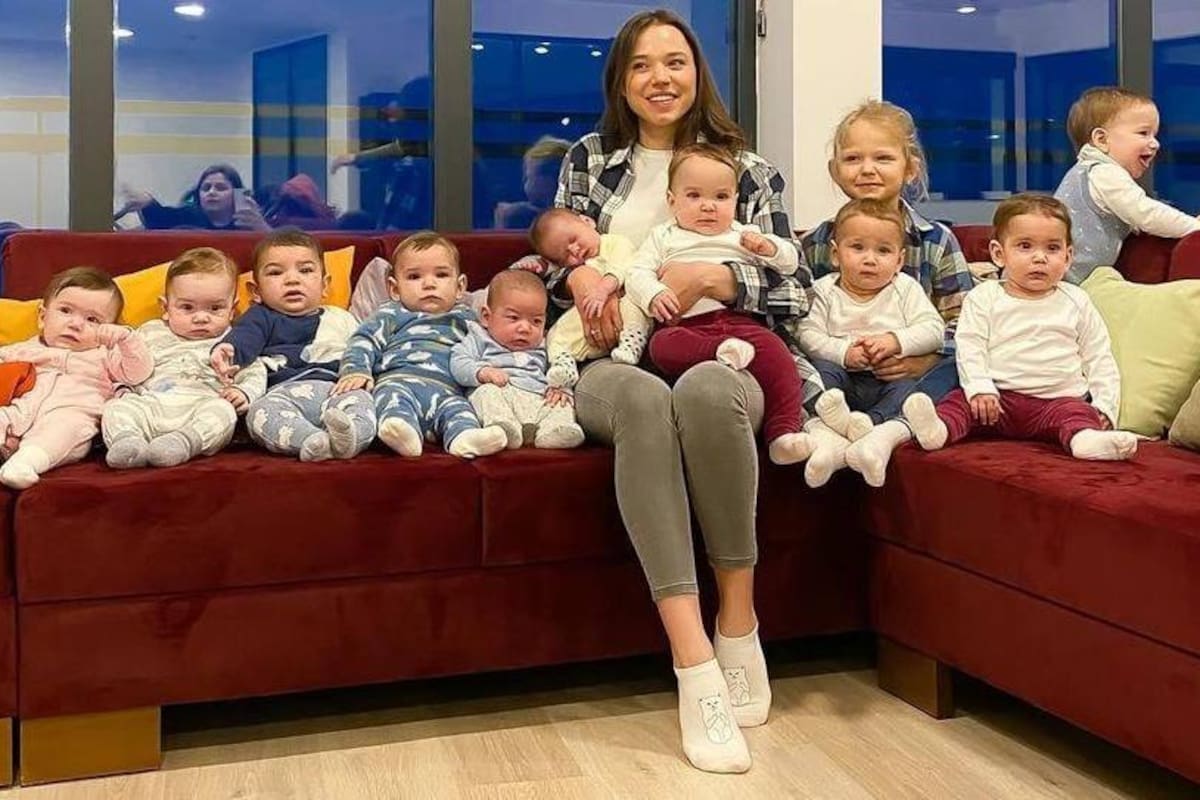 Pareja busca tener 100 hijos; quieren ser la familia más grande del mundo