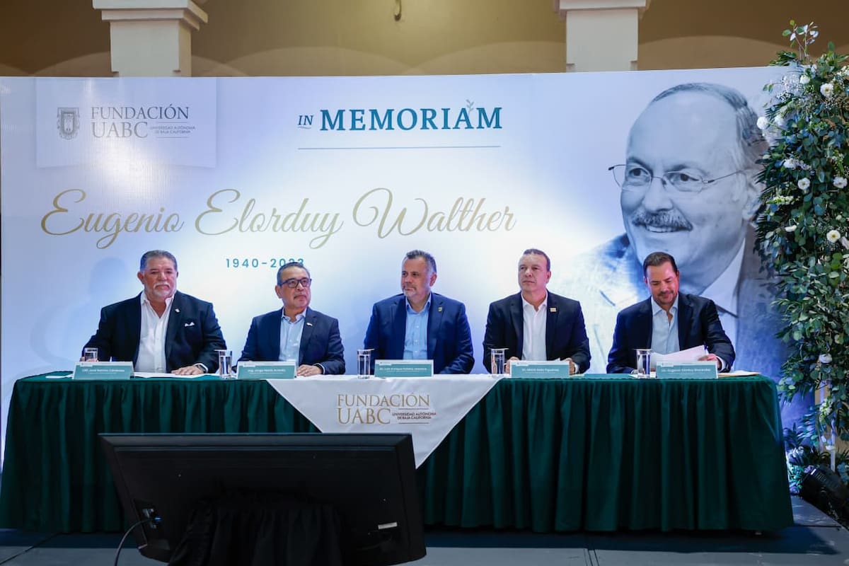 Realizan homenaje al ex gobernador de BC Eugenio Elorduy Walther en la UABC