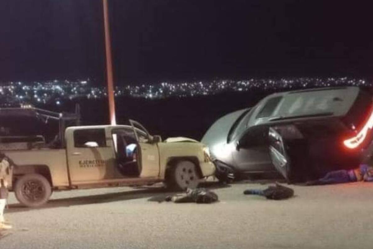 Mueren militar y sicario tras enfrentamiento armado en Caborca