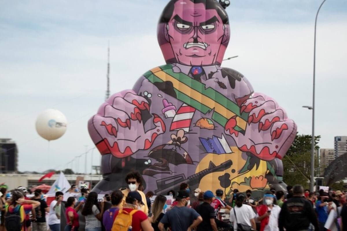 Protestas en Brasil contra Bolsonaro: marchas en una veintena de estados para protestar por el manejo de la crisis de la covid-19