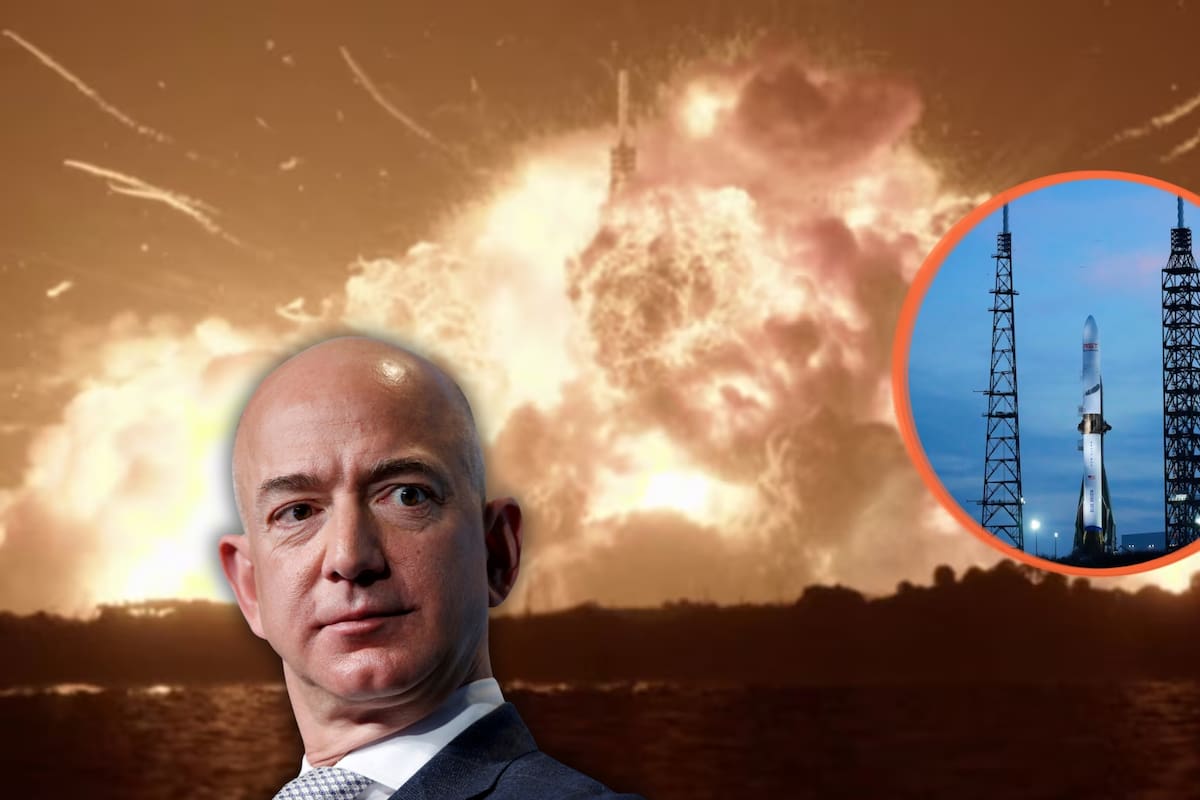 Explotó en tierra el cohete con el que Jeff Bezos quería ganarle la carrera espacial a Elon Musk: la bola de fuego en Cabo Cañaveral se vio desde la playa y sacudió casas enteras
