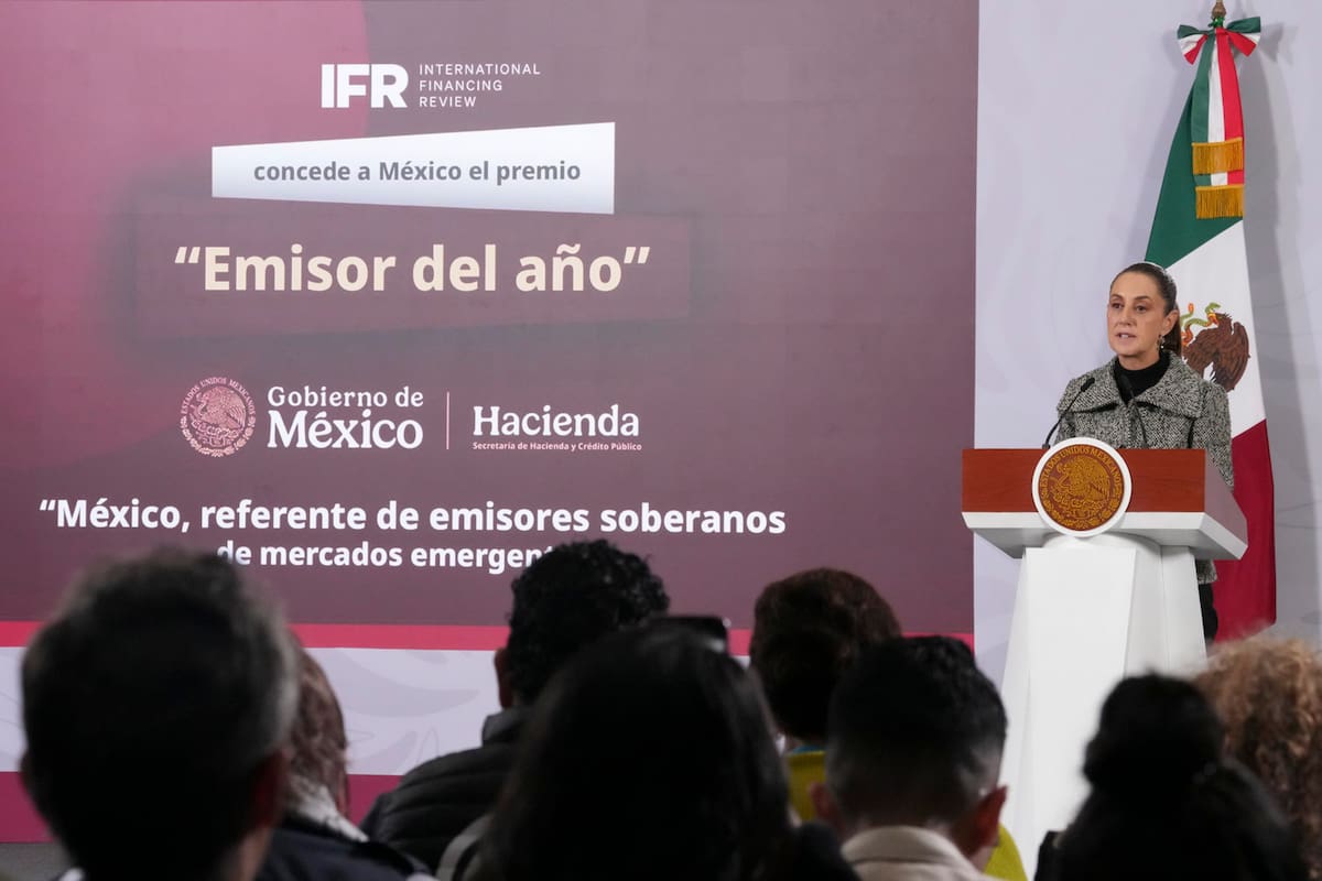 Cuauhtémoc, Ciudad de México, México, 18 de diciembre de 2025. La doctora Claudia Sheinbaum Pardo, presidenta Constitucional de los Estados Unidos Mexicanos en conferencia de prensa matutina, “Conferencia del Pueblo”. Foto: Hazel Cárdenas / Presidencia