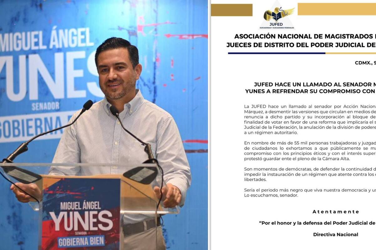 Jufed hace un llamado a Miguel Ángel Yunes a refrendar su compromiso con la democracia