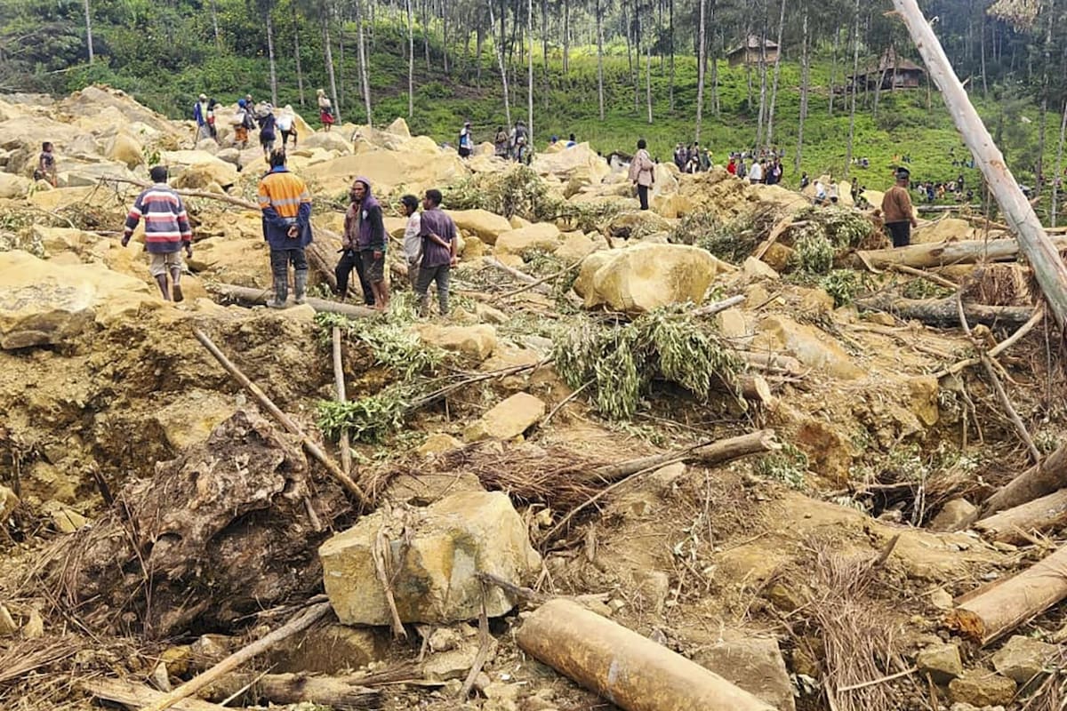Estiman más de 2 mil muertos tras el deslave en Papúa Nueva Guinea