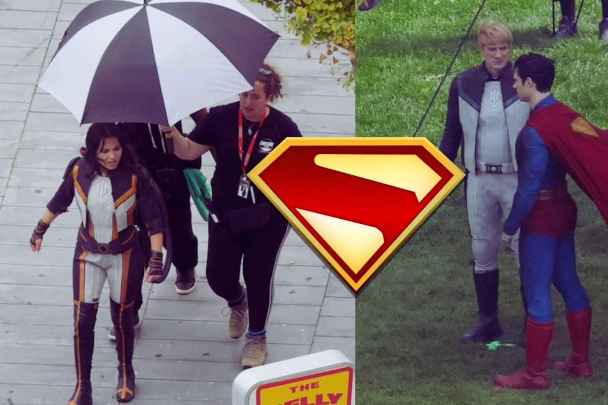 Primer vistazo a Isabela Merced como Hawkgirl y Nathan Fillion como Linterna Verde en el set de grabación de 'Superman: Legacy'