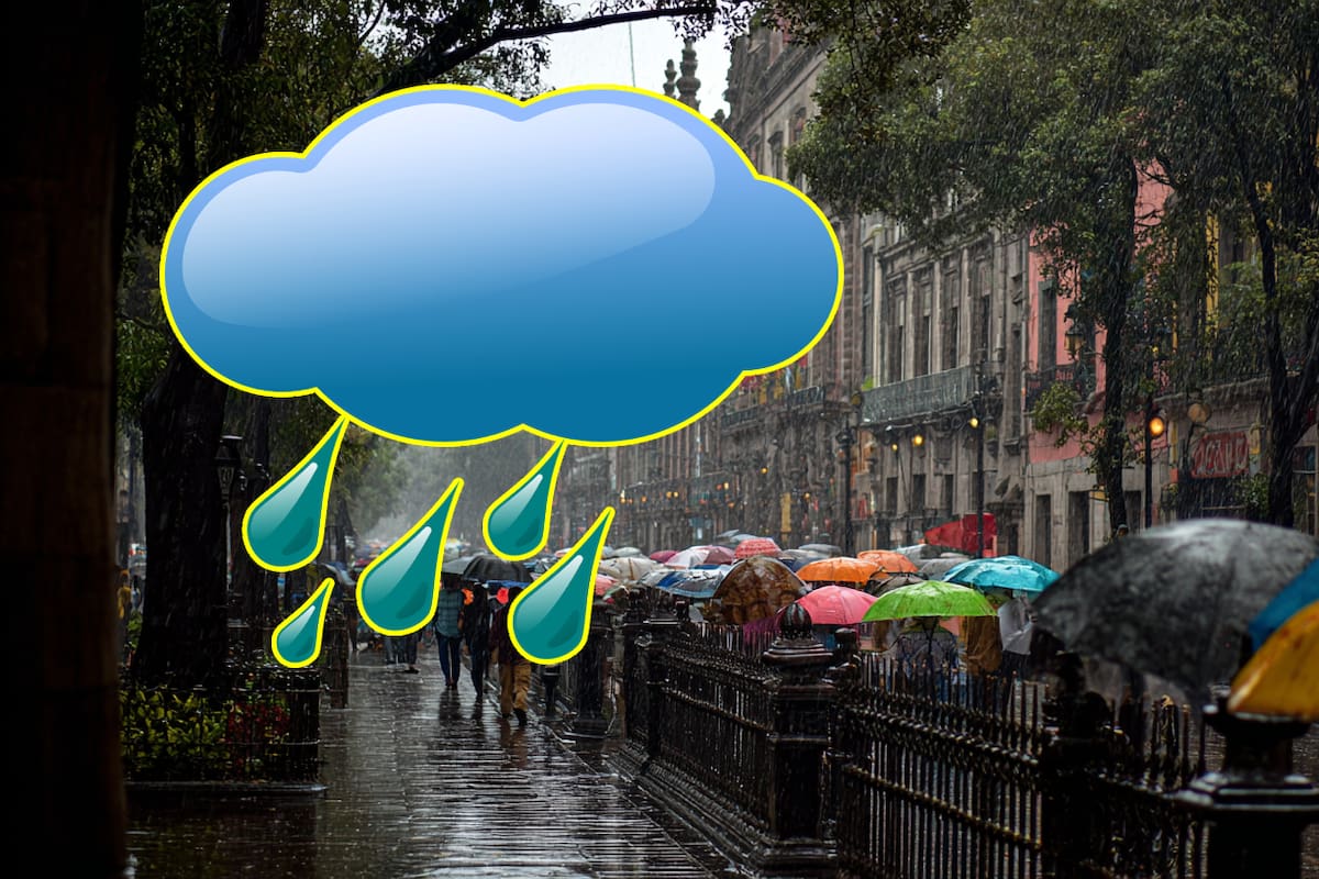 SMN alerta por dos ondas tropicales y monzón mexicano, que dejarán fuertes lluvias, granizo y calor extremo este 8 de julio
