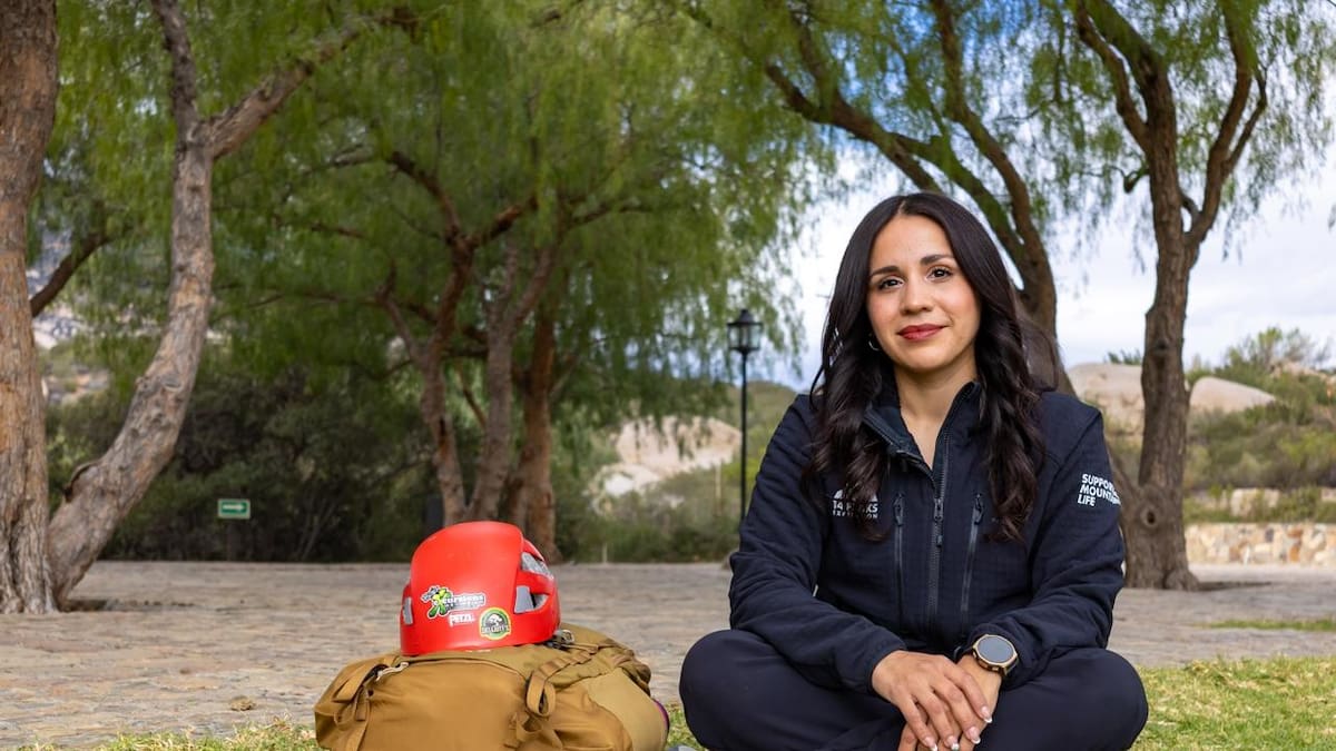 Evelyn Duarte, montañista de Tecate, va por el reto Seven Summits tras conquistar el Aconcagua