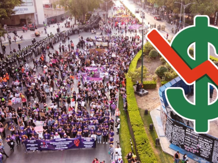Marcha del 25 de noviembre por la eliminación de la violencia contra la mujer deja pérdidas millonarias y gastos de protección en comercios del Centro Histórico de la CDMX, según CANACO