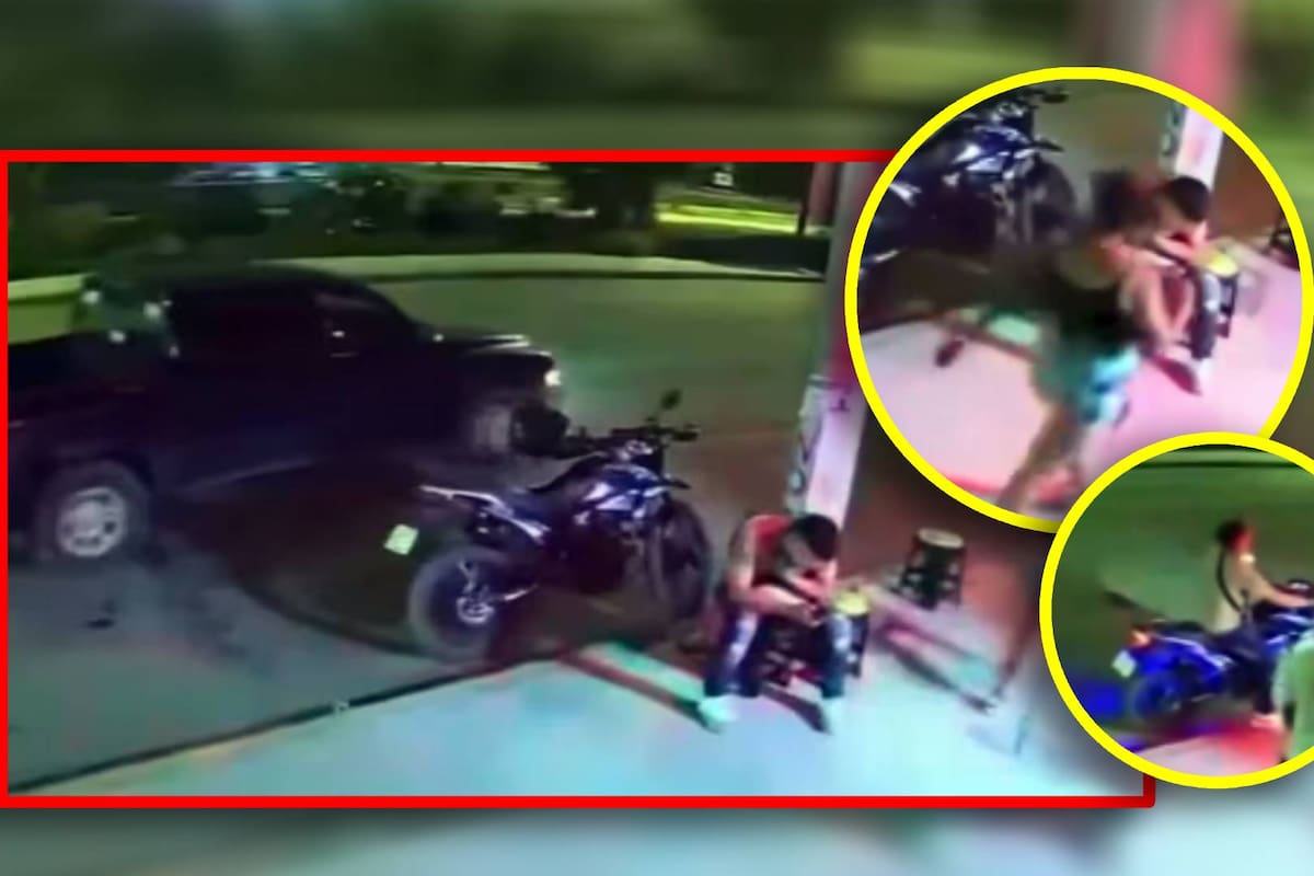 VIDEO: Héroe en motocicleta evitó que una mujer fuera secuestrada en NL: “La estaban siguiendo”
