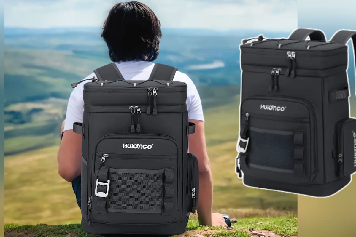 La hielera mochila YOUNGOA de 30 litros baja su precio a 661 pesos en Mercado Libre y ofrece envío gratuito para viajes o campamentos