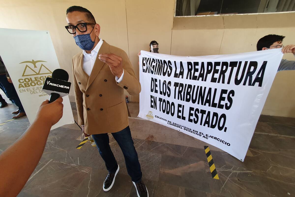 Abogados de BC exigen reapertura de juzgados