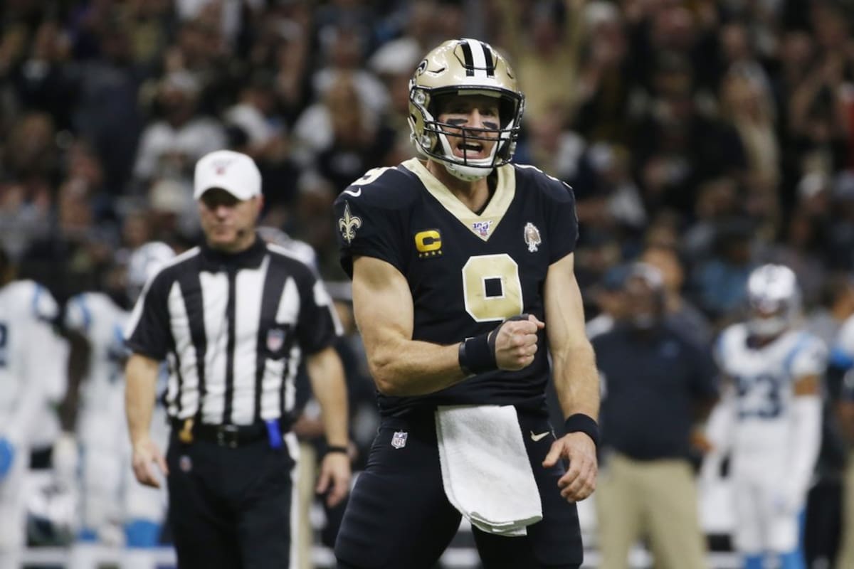 NFL: Brees, QB de Saints, en pos de la historia