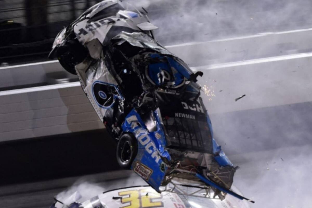 VIDEO: Aparatoso choque en las 500 millas de Daytona