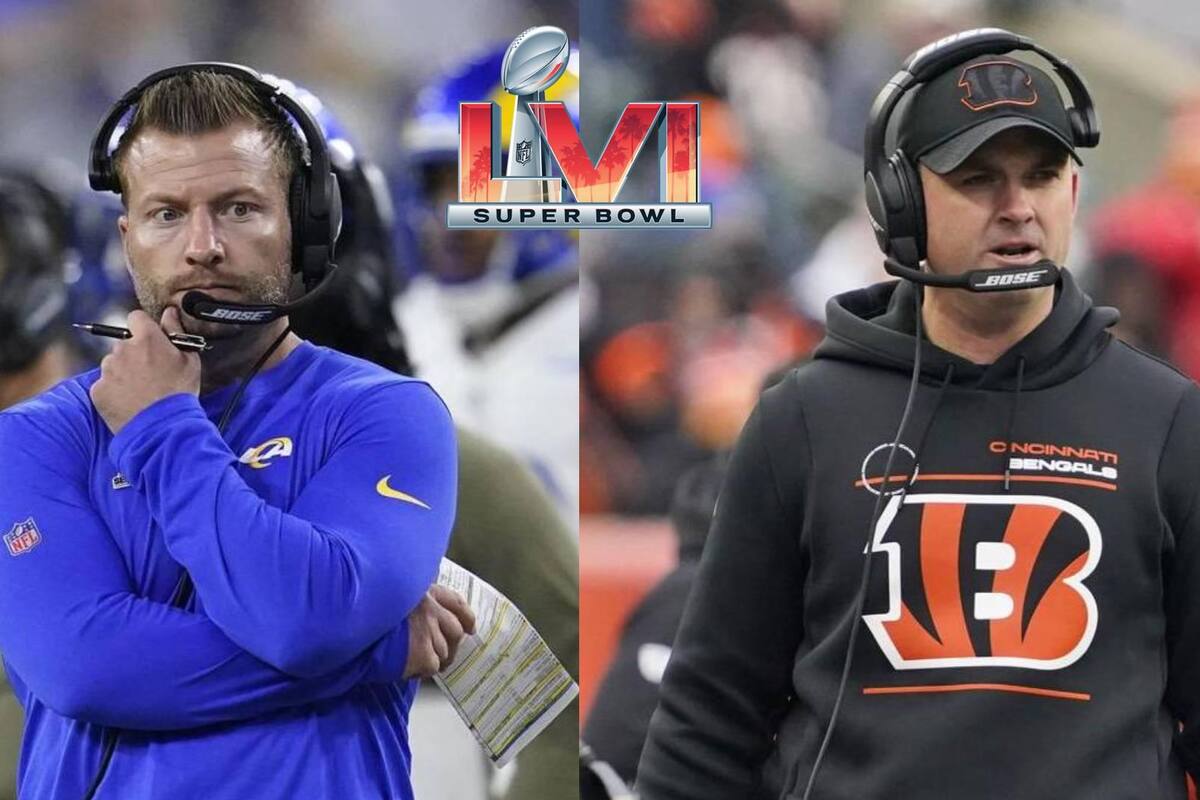 Super Bowl de NFL: ¿Qué edad tienen McVay y Taylor, los jóvenes entrenadores de Rams y Bengals?