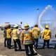El calor no detiene a los bomberos: aproximadamente 100 voluntarios apoyan labores de emergencia sin afectaciones