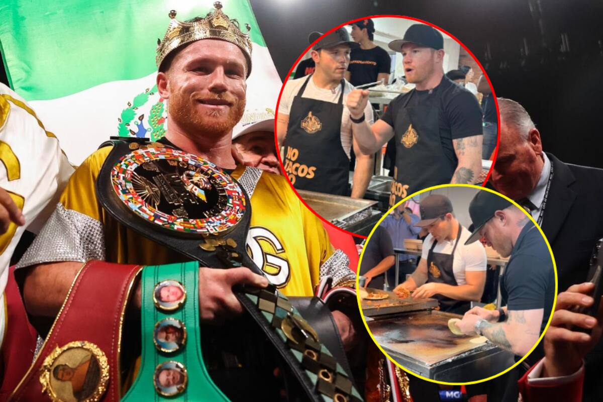 ‘Canelo’ Álvarez se olvida del ring y se convierte en taquero
