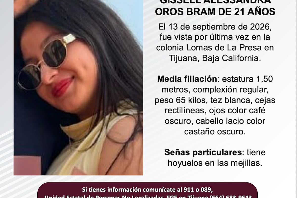 Se busca a Gissell Alessandra Oros Bram de 21 años