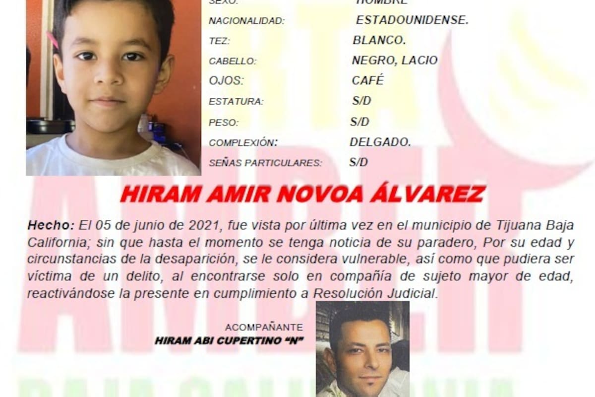 Activan alerta Amber por Hiram Amir Novoa Álvarez de 10 años de edad
