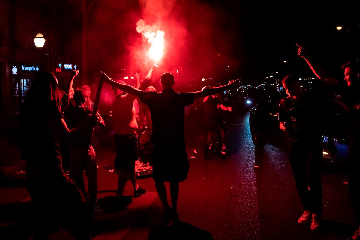Más de 30 personas fueron arrestadas en París por disturbios tras victoria del PSG