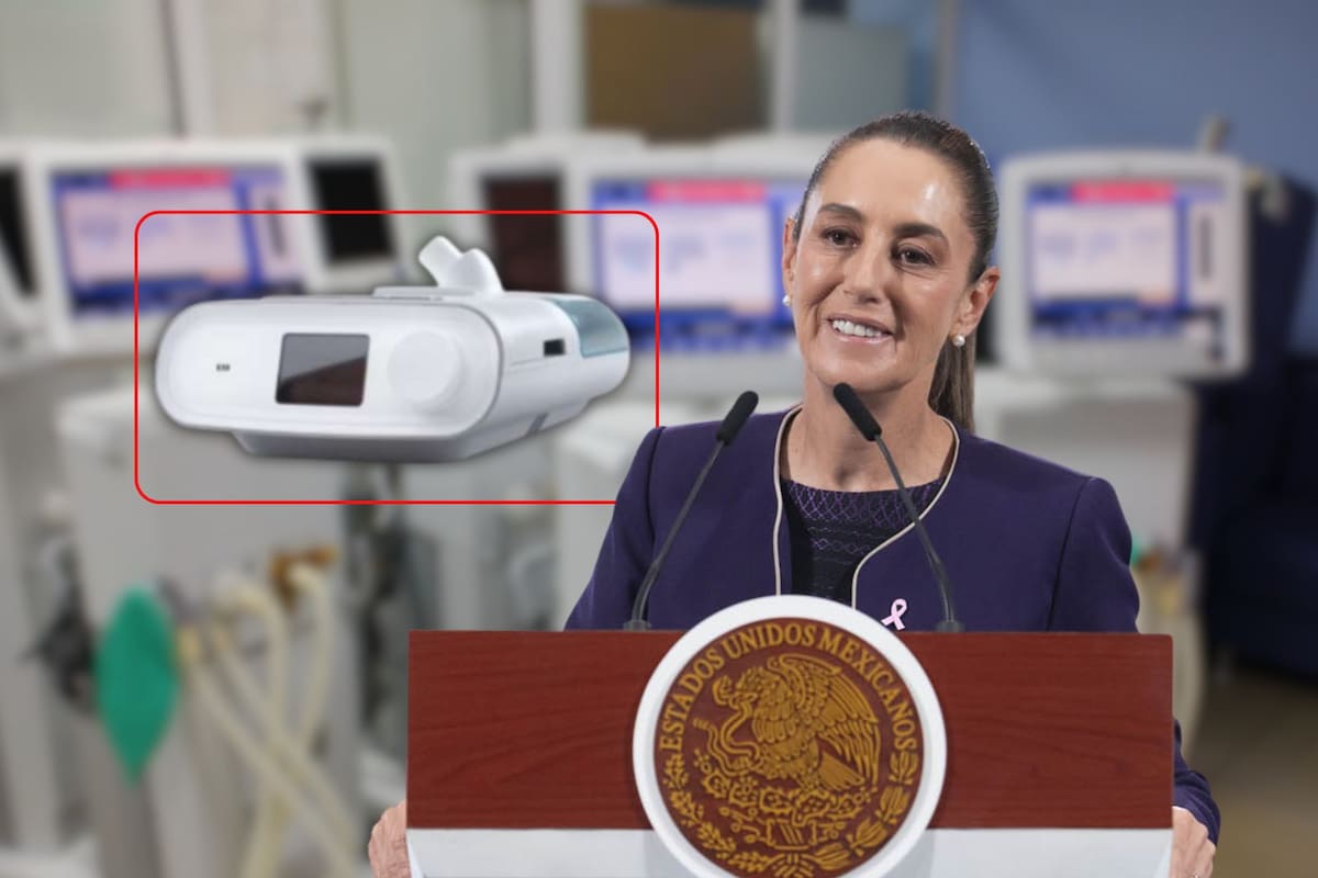 Ventiladores Phillips “ya fueron retirados” del mercado en México, confirma Claudia Sheinbaum