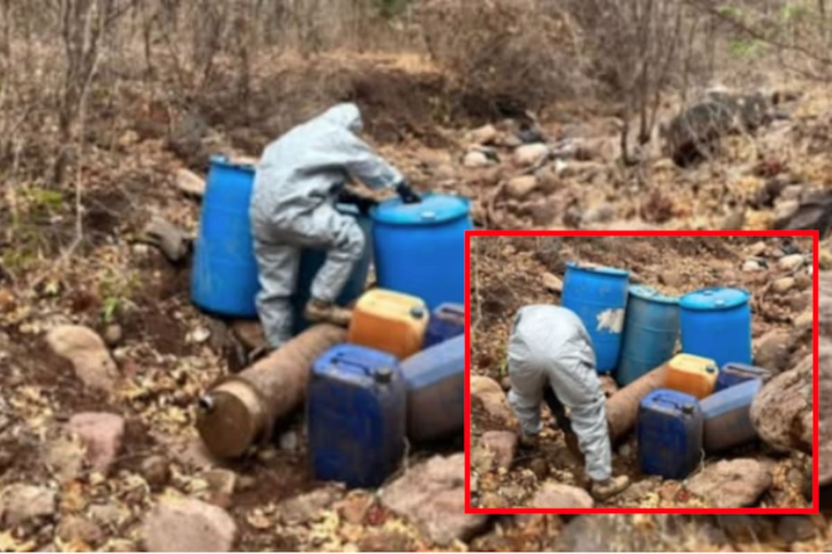Descubren en Culiacán bodega con químicos para narcolaboratorio; había ácido clorhídrico y alcohol etílico