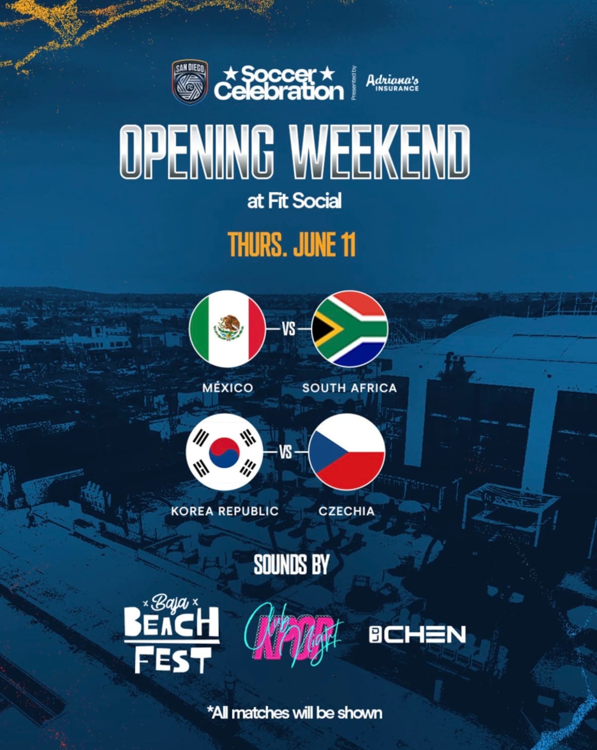 San Diego FC y Belmont Park organizarán un festival mundialista de 39 días con transmisiones de partidos, actividades interactivas y acceso gratuito con registro. Foto: Cortesía.