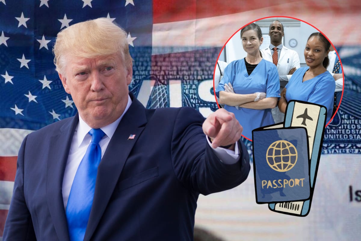 Trump reabre visas para médicos extranjeros tras restricciones migratorias a 39 países ante riesgo de escasez de hasta 86 mil profesionales de la salud