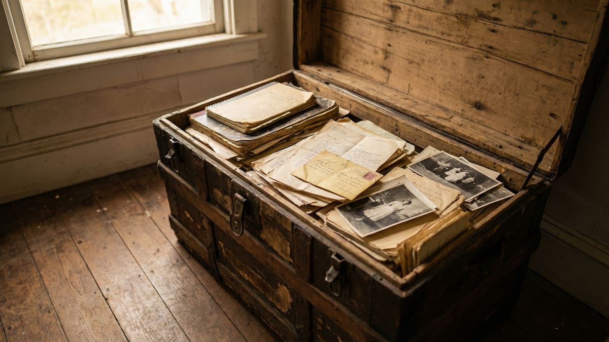 El hallazgo ocurrió durante una mudanza, cuando el actor revisó papeles antiguos guardados por sus padres.