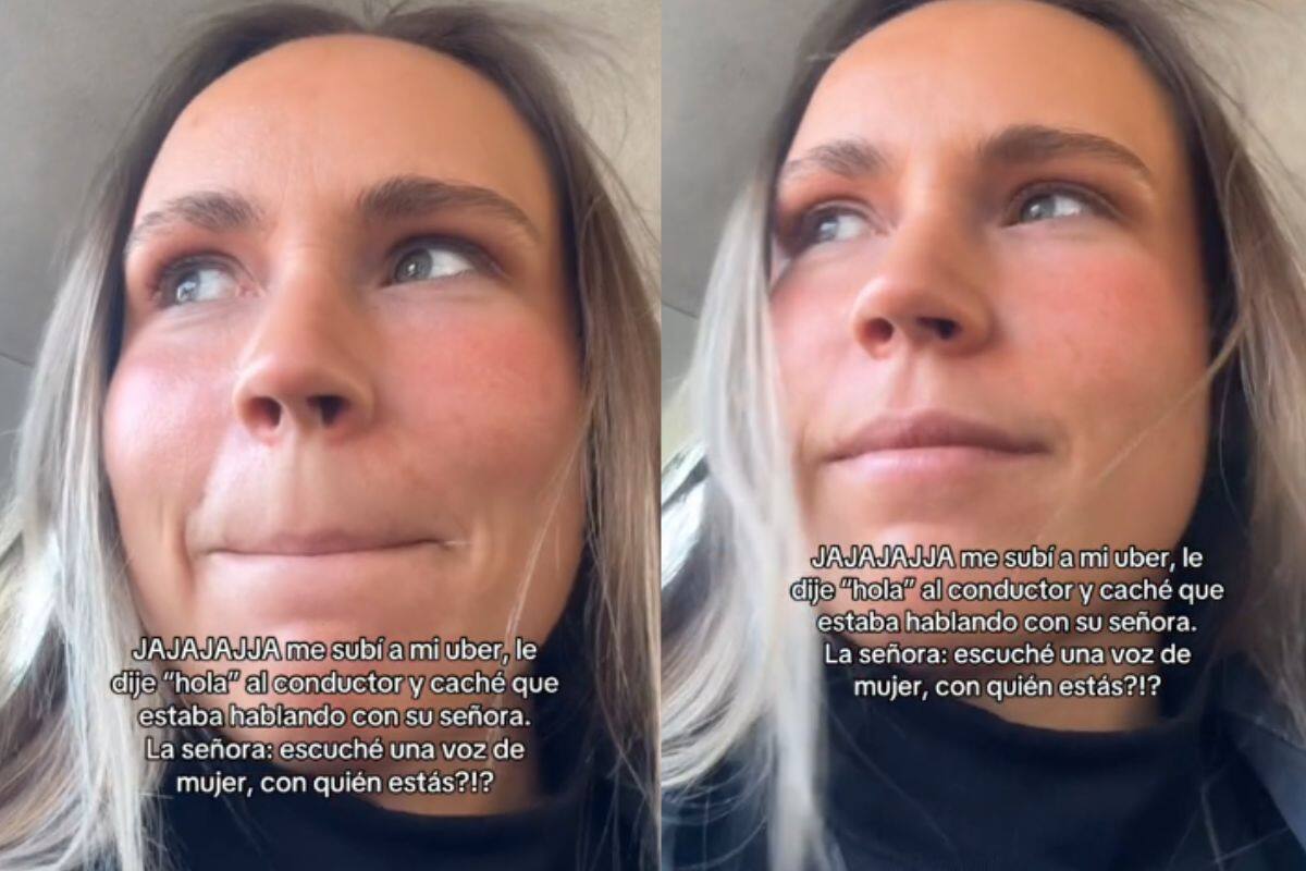 Mujer muestra cómo un conductor de Uber está peleando con su esposa por teléfono