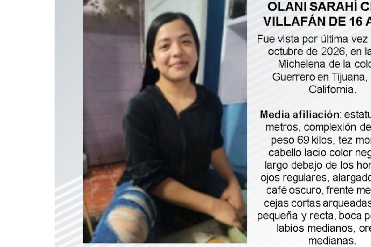 Se busca a Olani Sarahí Chan Villafán de 16 años