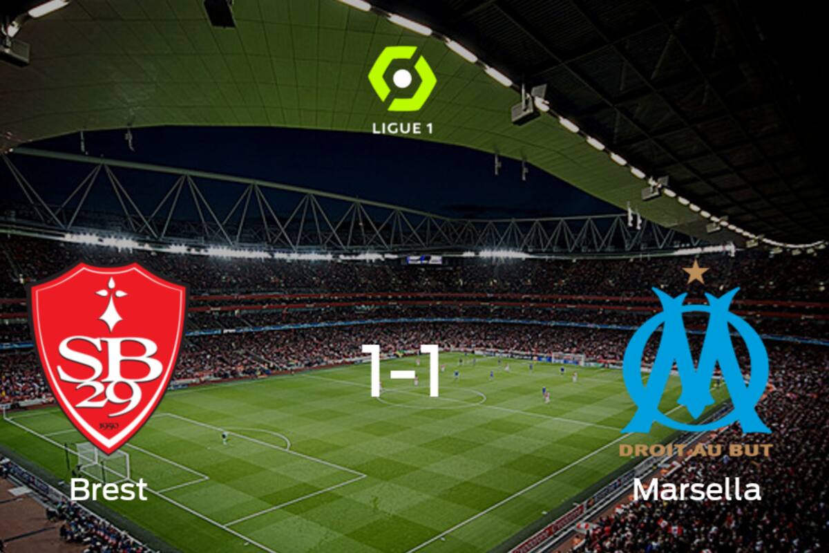 Brest salva un punto ante Olympique de Marsella (1-1)